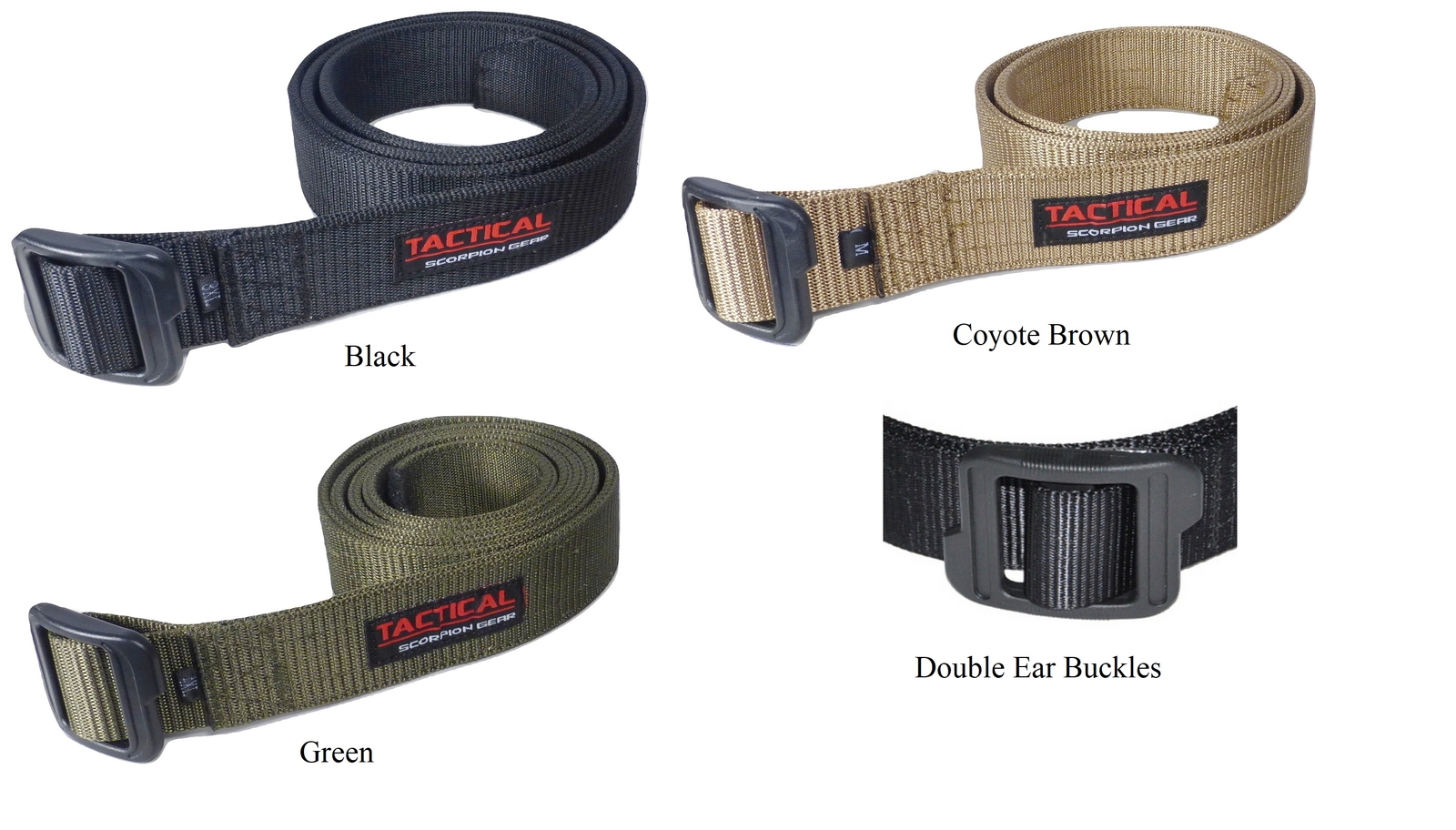 Tactical Scorpion Gear TSG-DB001S 1.5 inch Riggers TDU Nylon Duty Gun Belt