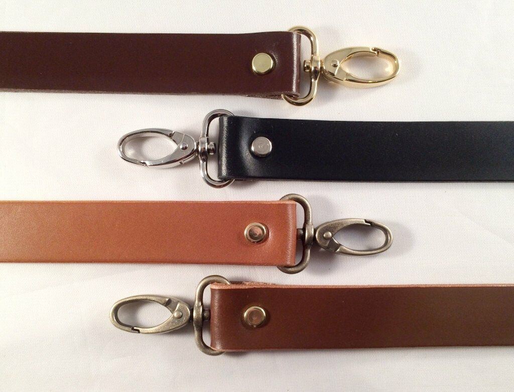 1″ Cowhide Leather Cross Body or Shoulder Purse Bag Replacement Strap 8 lengths