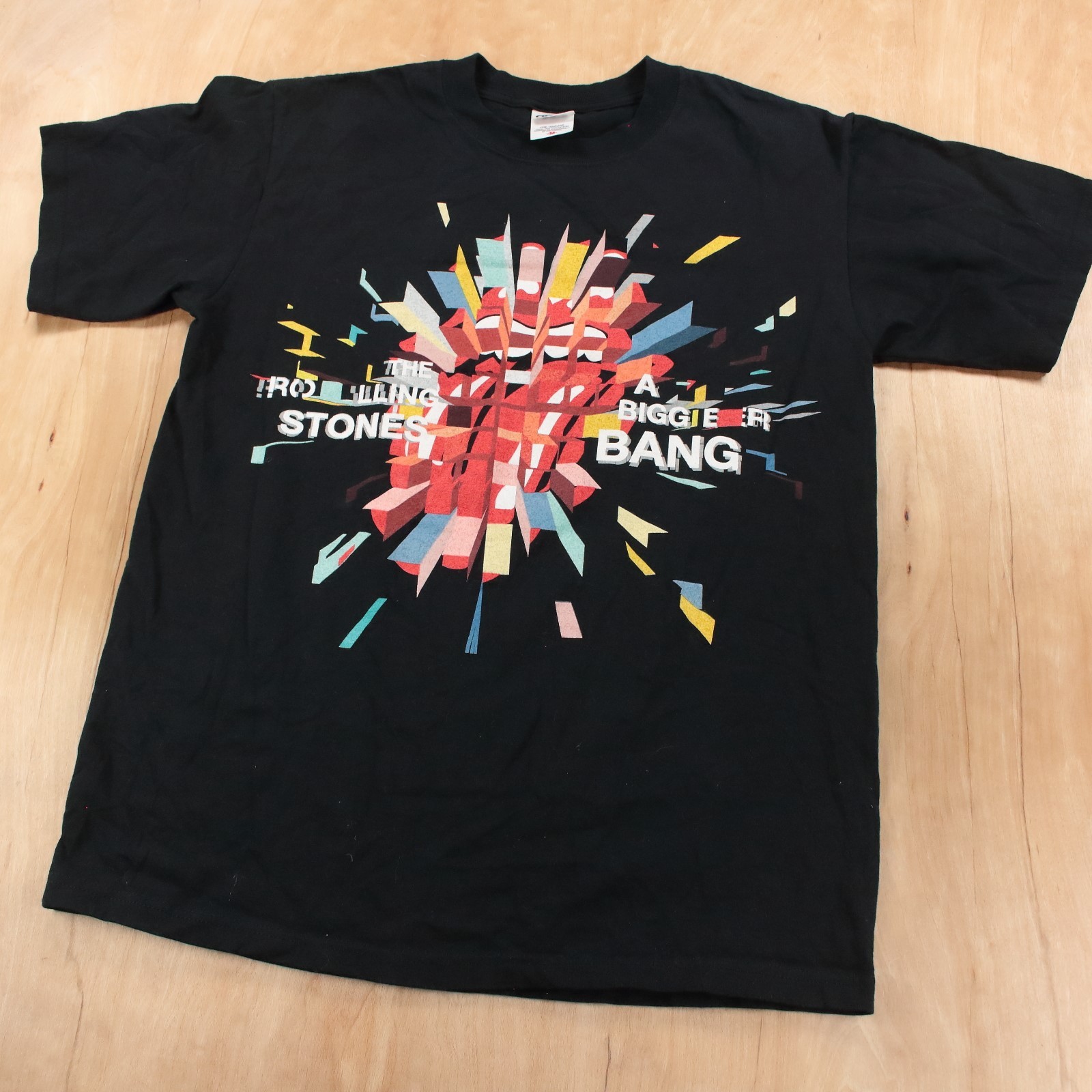 vtg y2k THE ROLLING STONES A Bigger Band 2006 Tour concert tee t-shirt MEDIUM