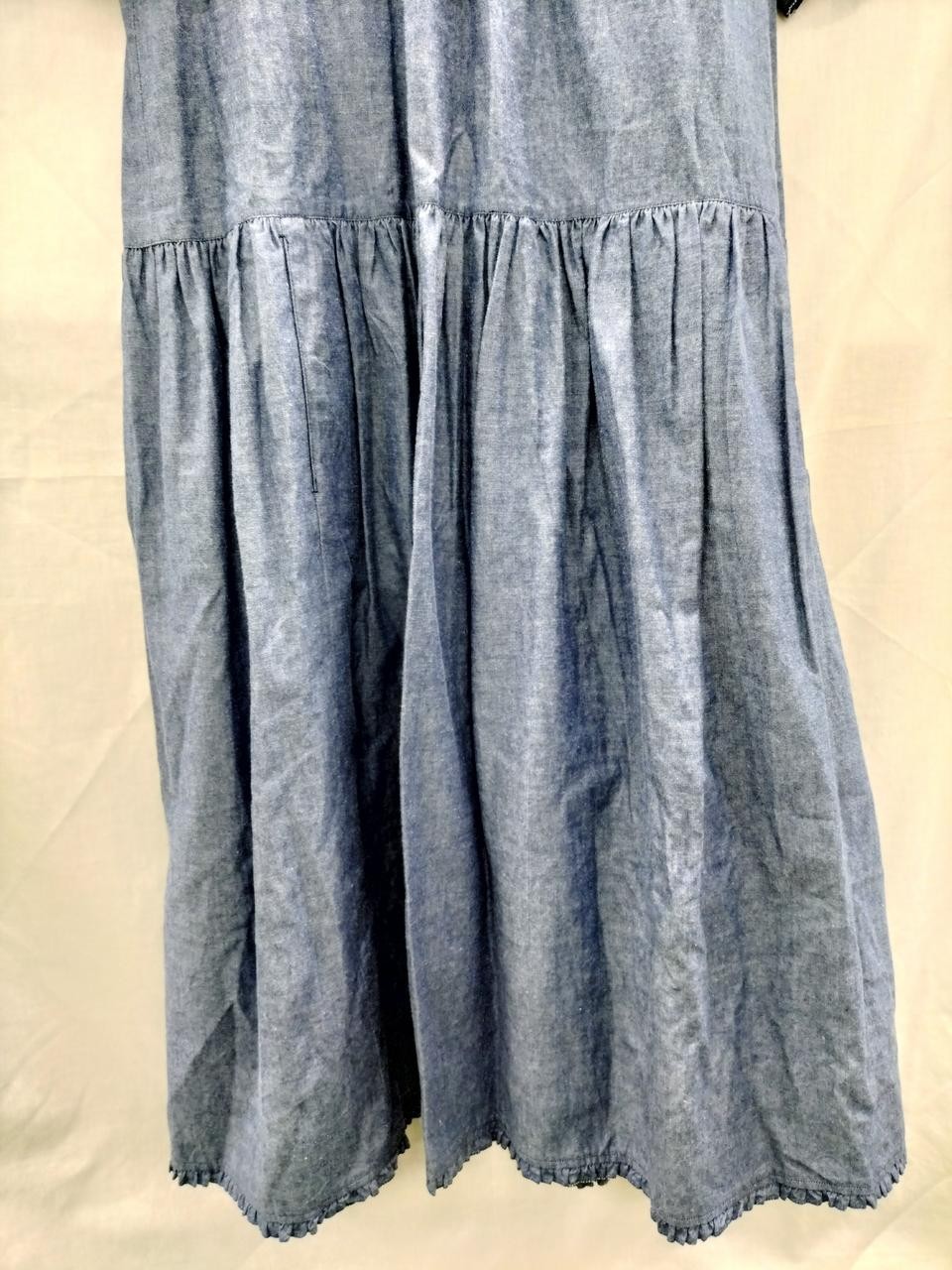 Pink House Denim Dress, Women’s Casual,Size M, 42″ Length, 20″ Bust