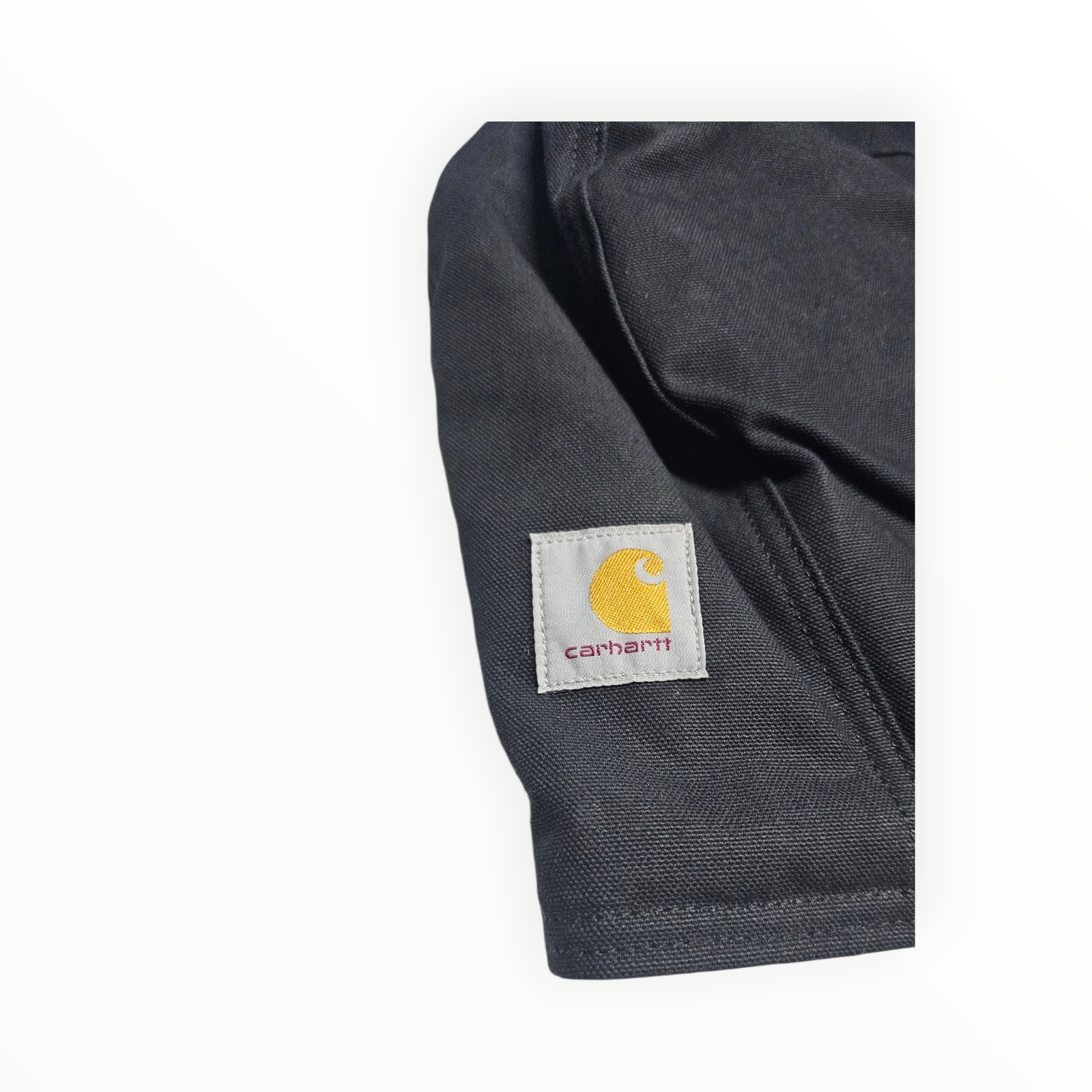 Carhartt Firm Duck Insulated Canvas Hood Size 2X-5XL Black Cotton