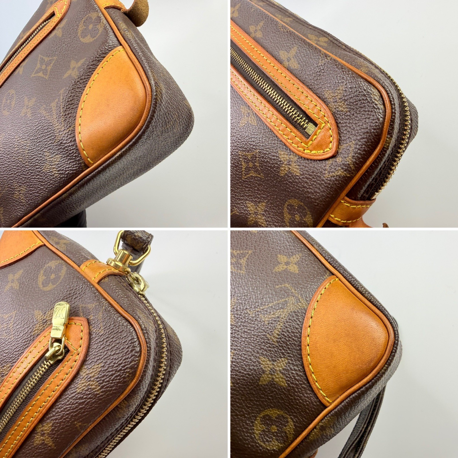 LOUIS VUITTON Marly Dragonne GM Handbag/Clutch Vintage Monogram Authentic