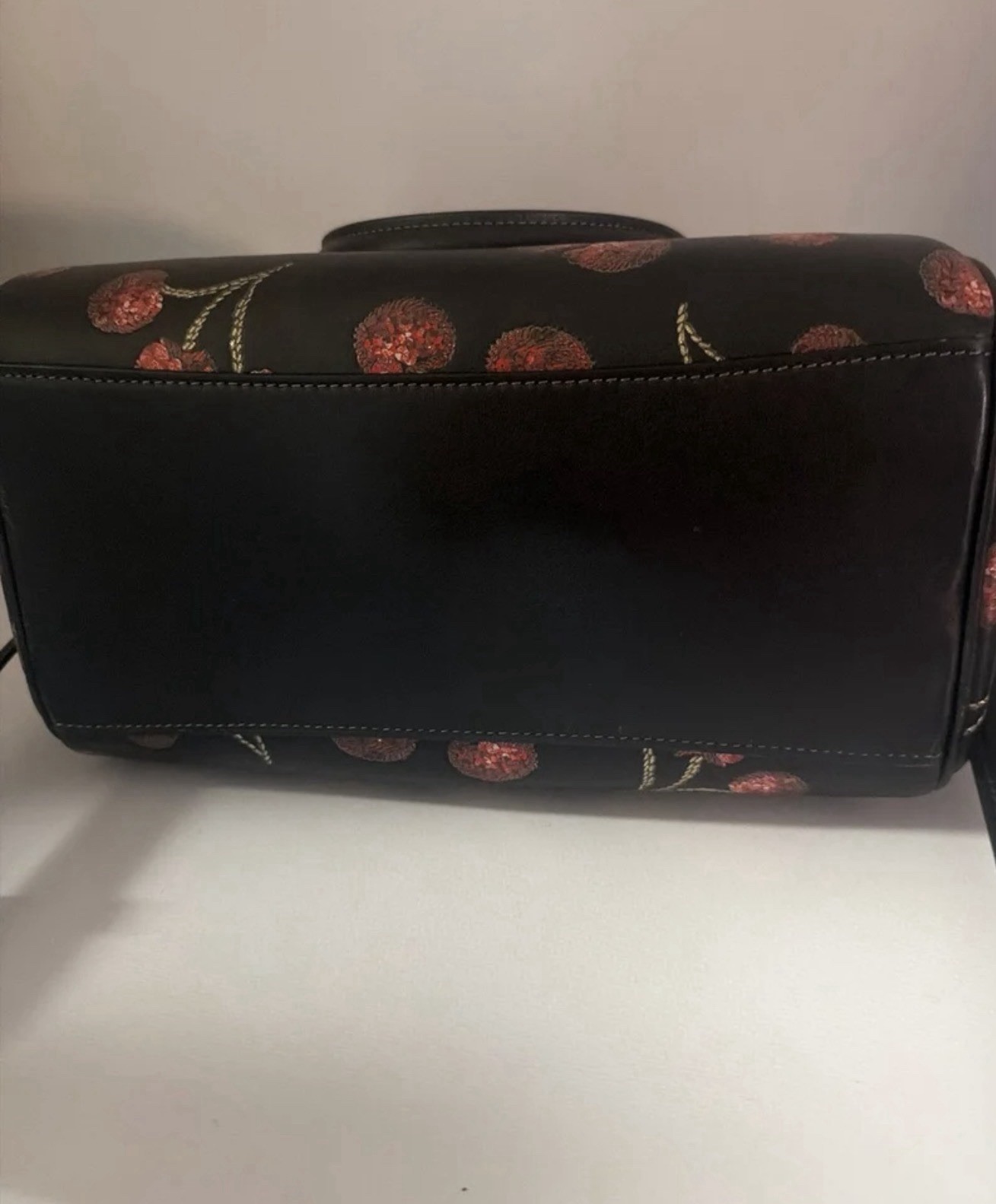 Coach Rowan Satchel Bag With Cherry