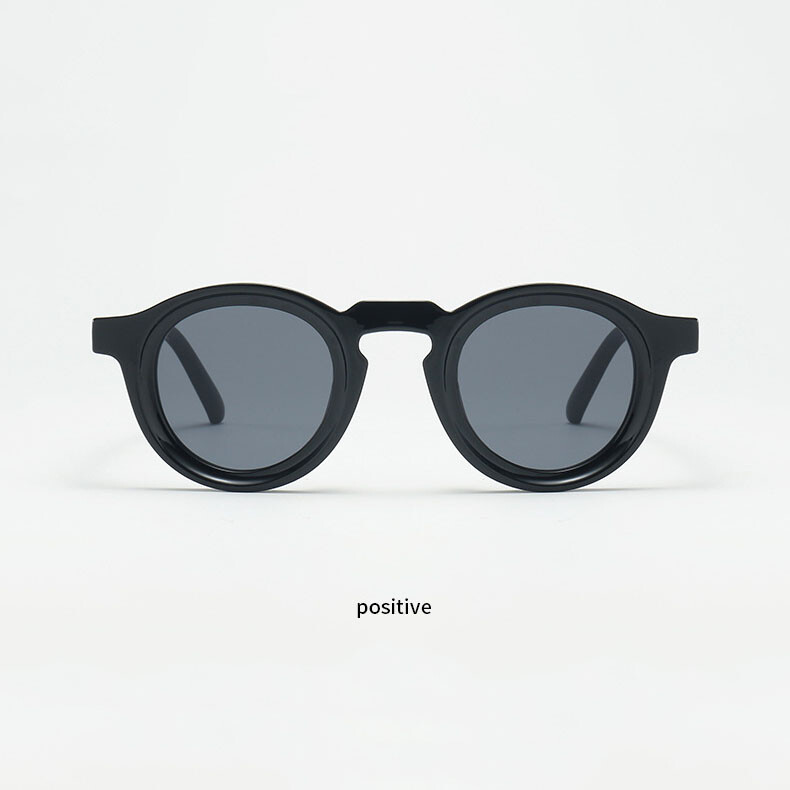 Unisex Round UV Protection Sunglasses Fashion Thick Frame Driving Shade Glasses