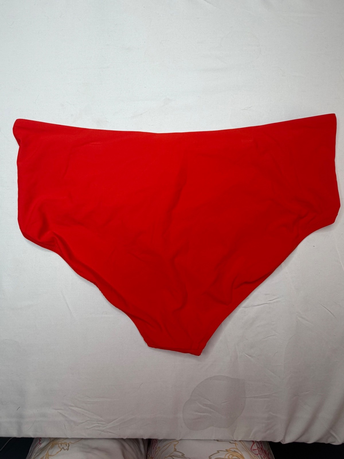CALIA Women’s Adjustable Tie Front Swim Bottoms Fresh Red XXL
