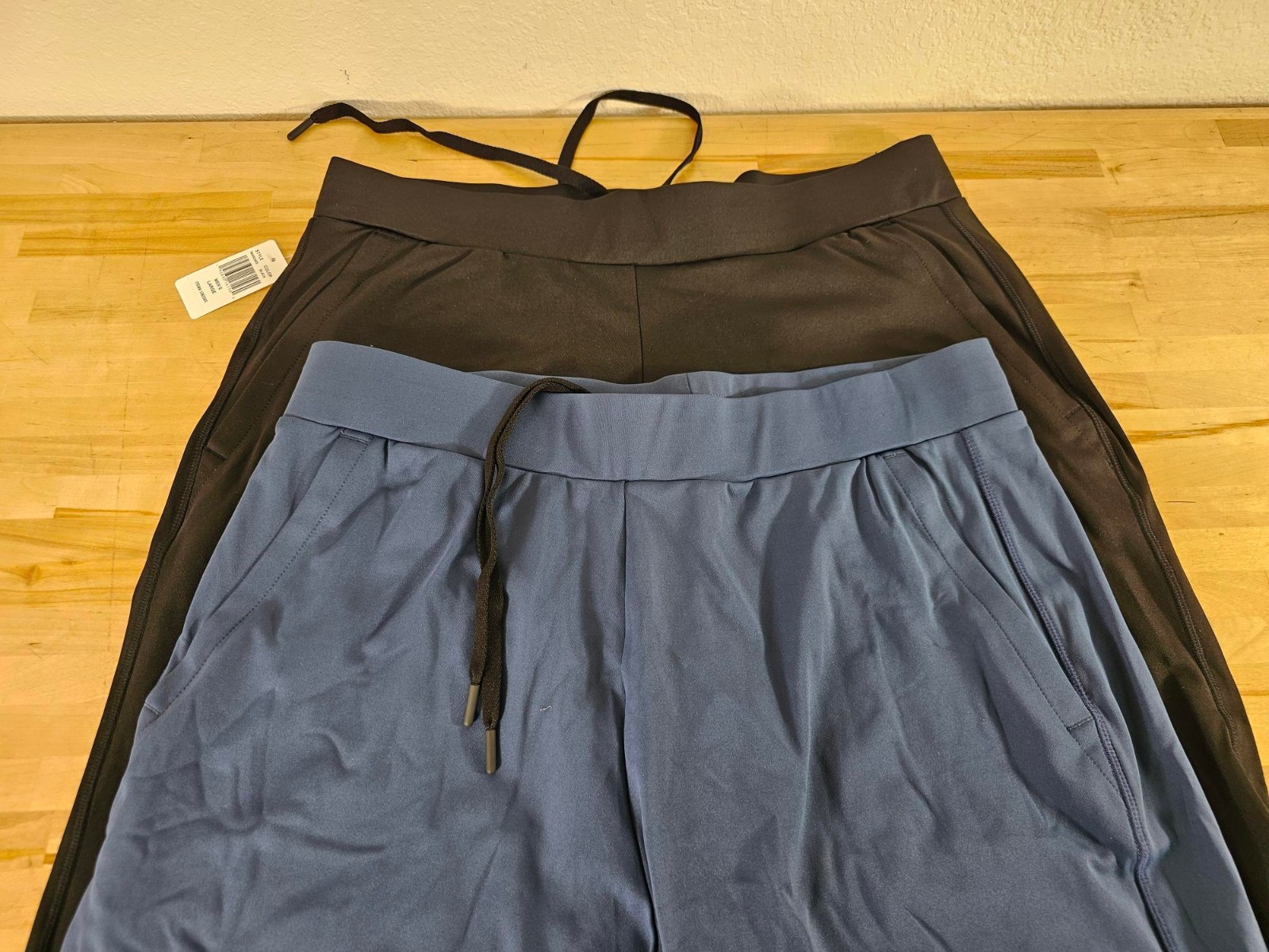 L / LARGE – BLUE / BLACK – Men’s 2-Pack 32 Degrees Cool Performance Shorts