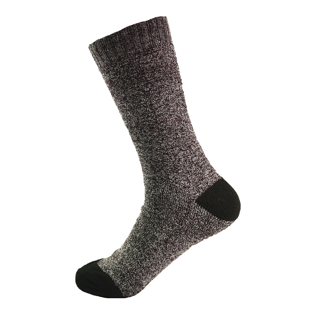 3-12 Pairs Men Winter Thermal Heavy Duty Cotton Cushioned Crew Work Boots Socks