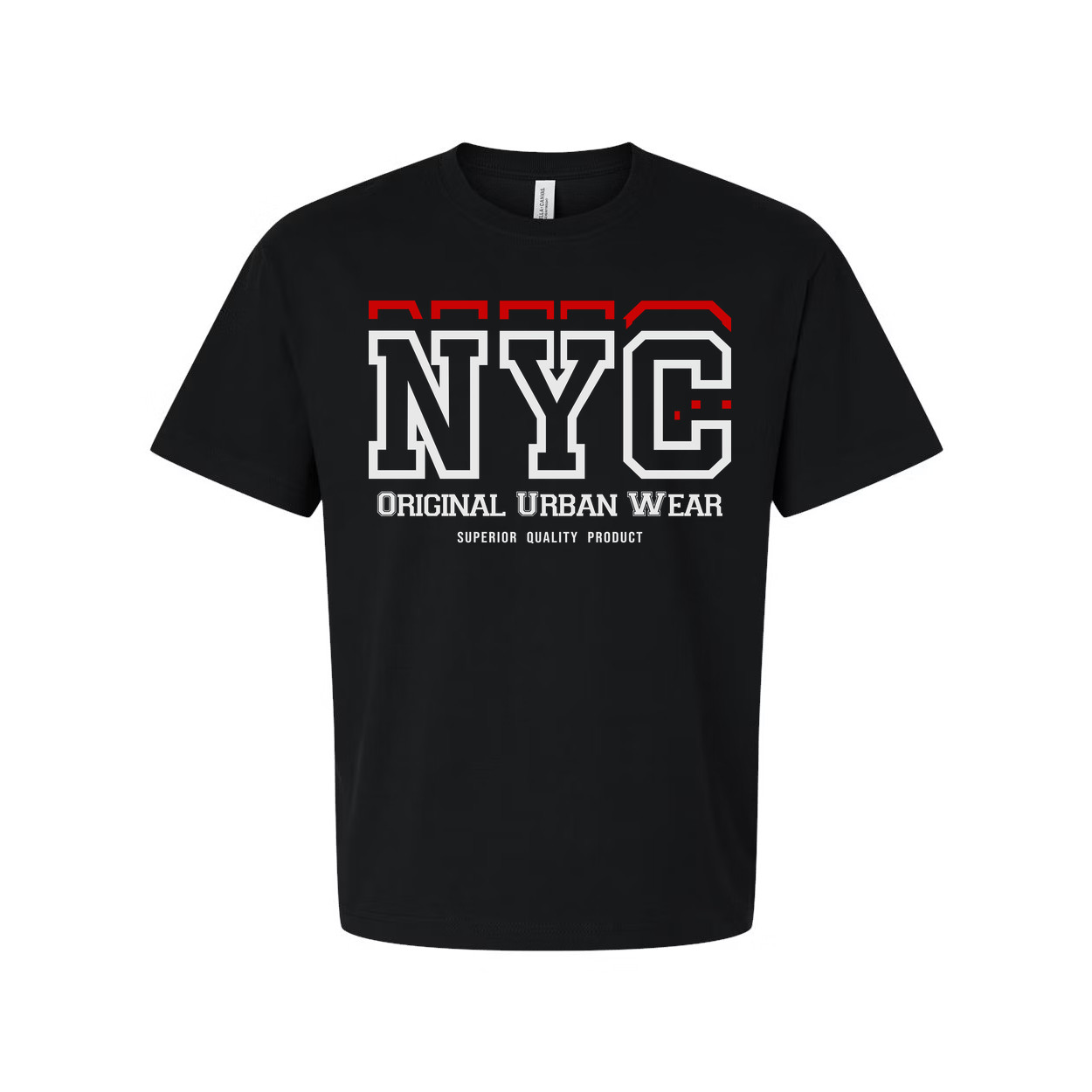 Unisex NYC Graphic Tee With Original Urban Wear Logo And Superior Quality Print