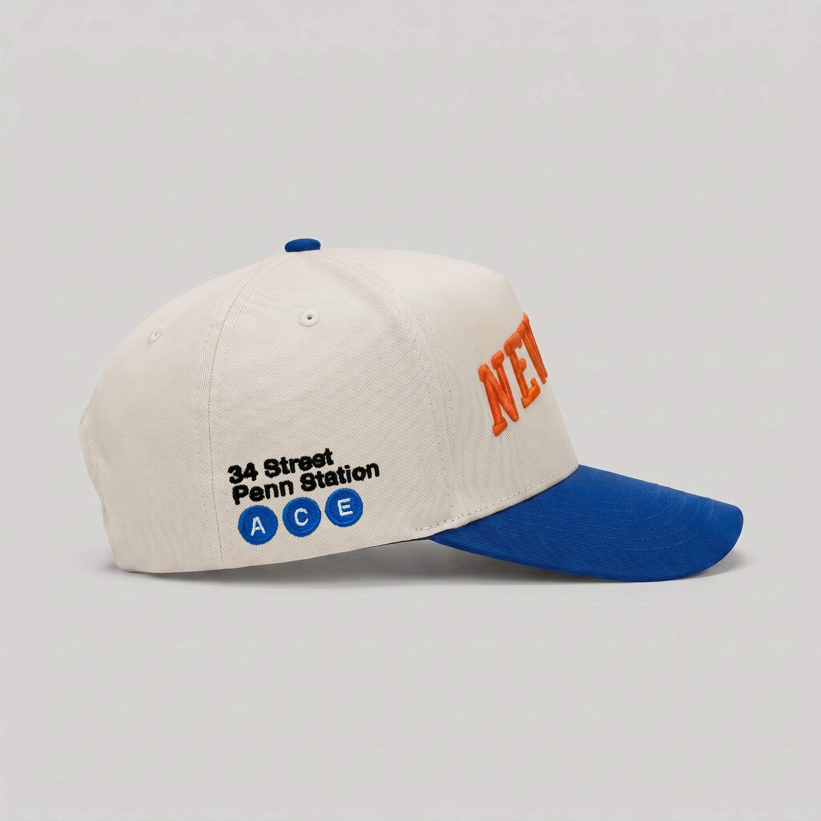 NYK Subway Snapback | Blue & Natural