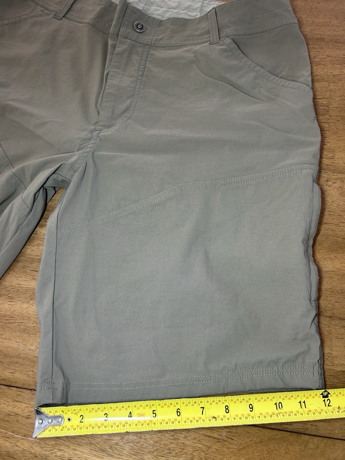 Kuhl Men’s Size 40 Shorts Gray Performance Lightweight Hiking Outdoor Camping