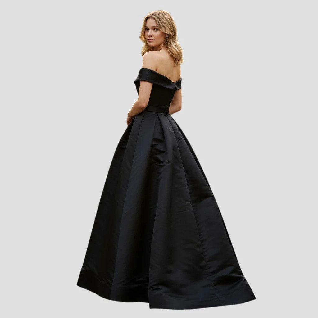 Chic & Sassy Off-Shoulder Evening Delight