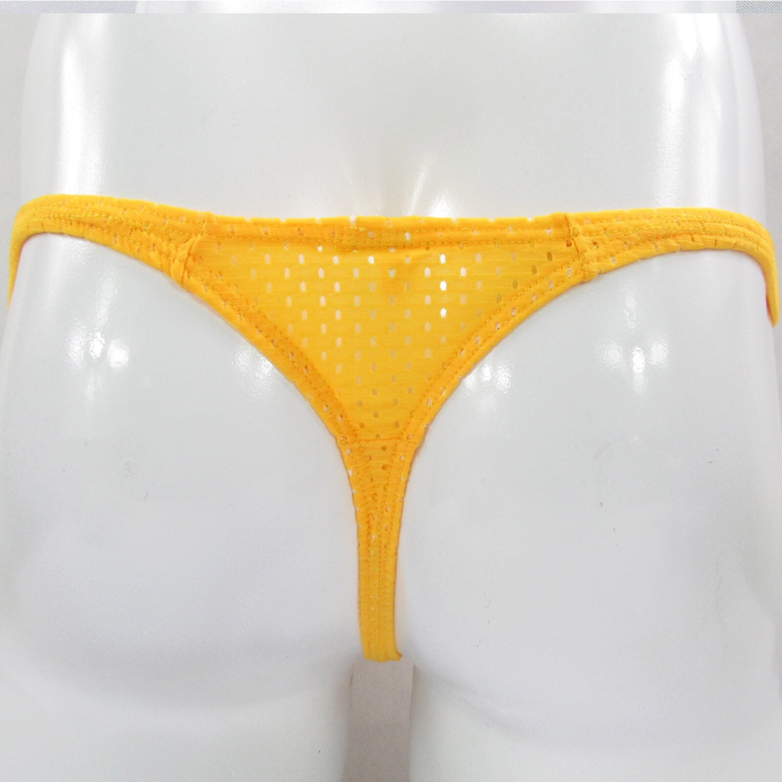 K403 E Mens String Thong Contoured Pouch eyelet Mesh Grape Smugglers Underwear