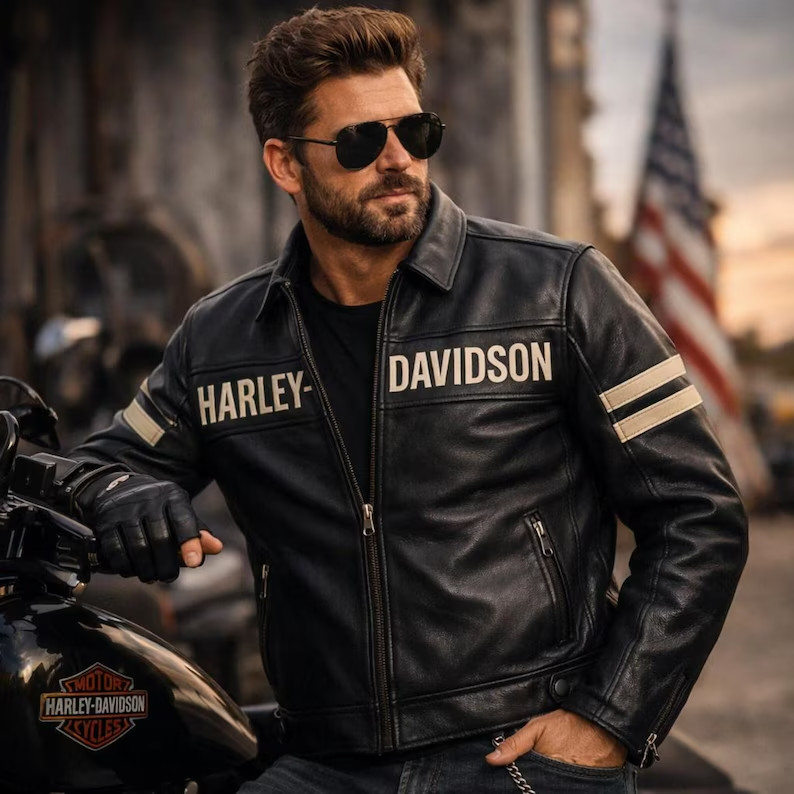 Handmade Leather Biker Jacket | Custom Motorcycle Jacket
