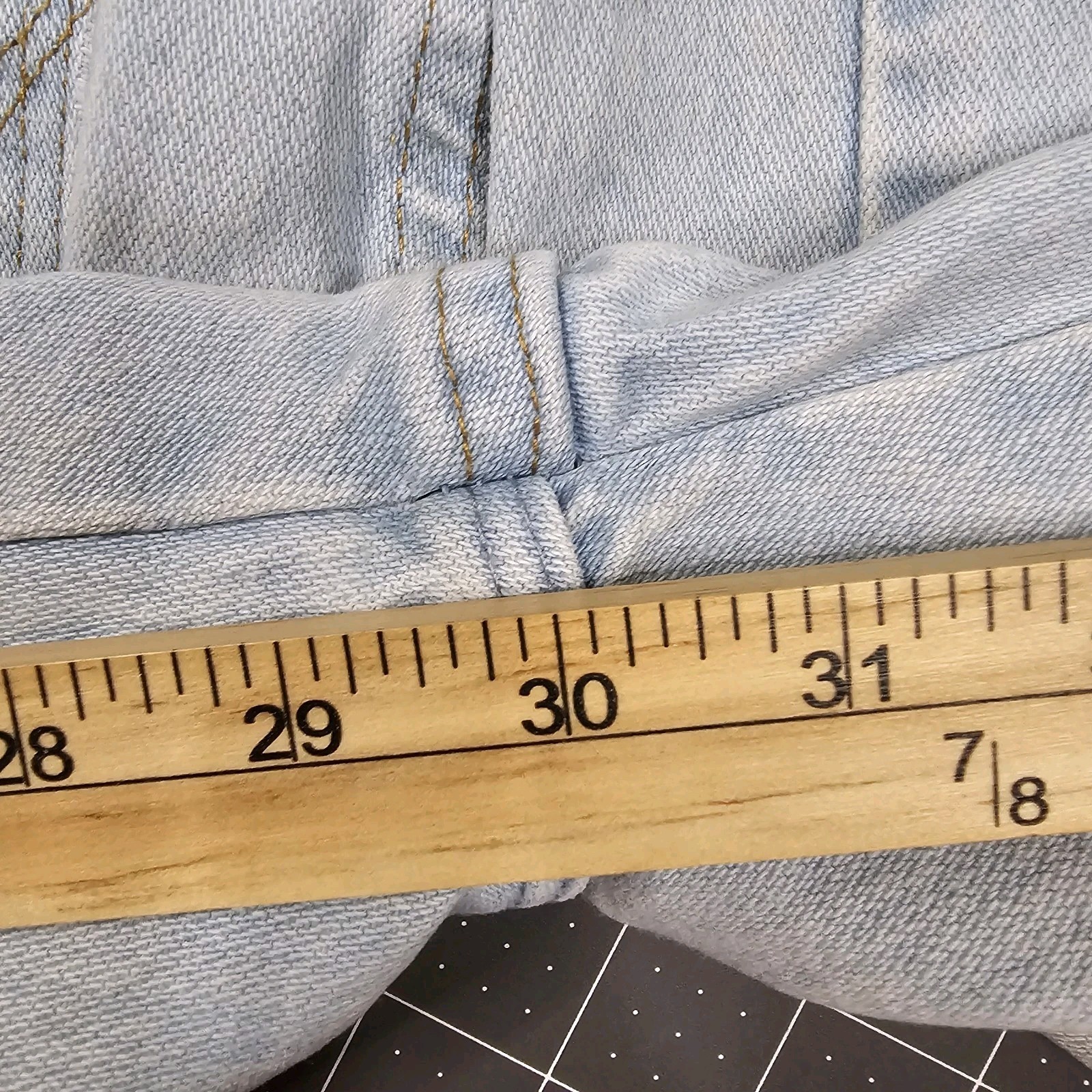 Wrangler 936GBH Jeans 31×30 Grunge Light Wash Western Cowboy Rodeo Bootcut