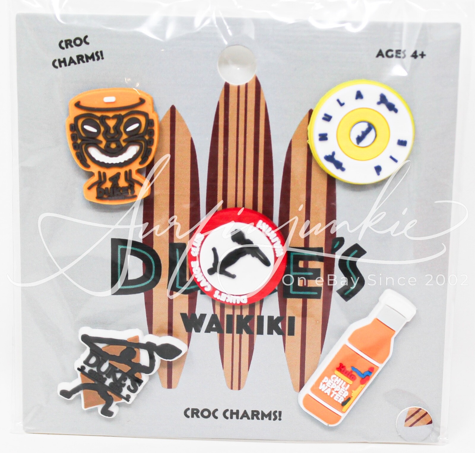 Duke’s Dukes Waikiki Bar Grill Croc Shoes Shoe Charms Hula Pie Canoe Club Chili