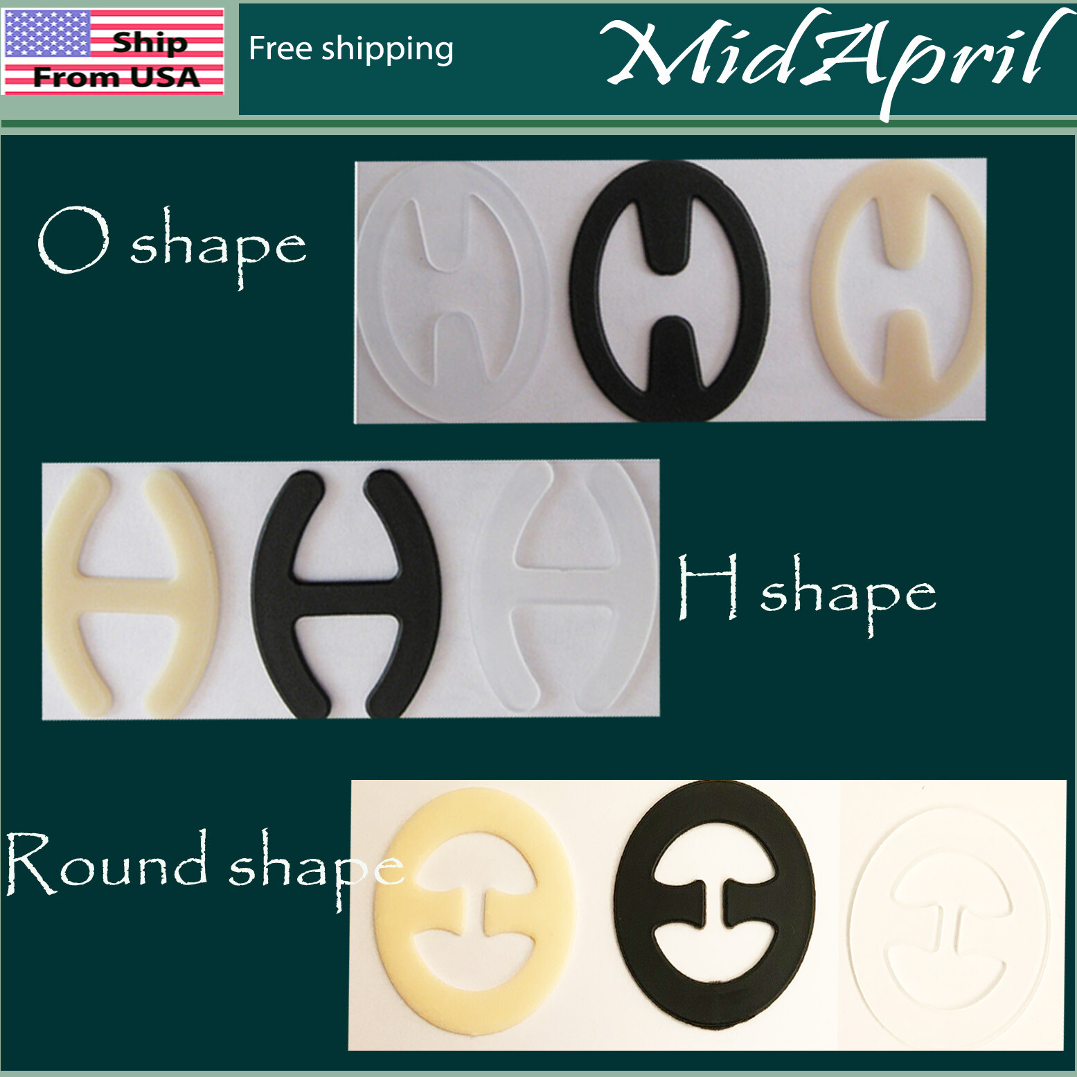 X3 Bra Strap Clip Racer Bra Convertor 3 colors Plastic Sleeveless US SELLER