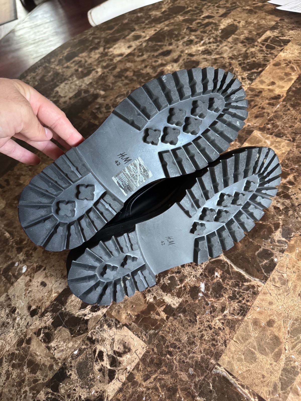 H&M Black Platform Shoes Size 9