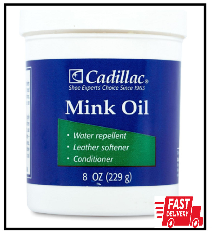 Mink Oil for Leather Boots Shoes – Waterproof Leather – Water Repellent Softener
