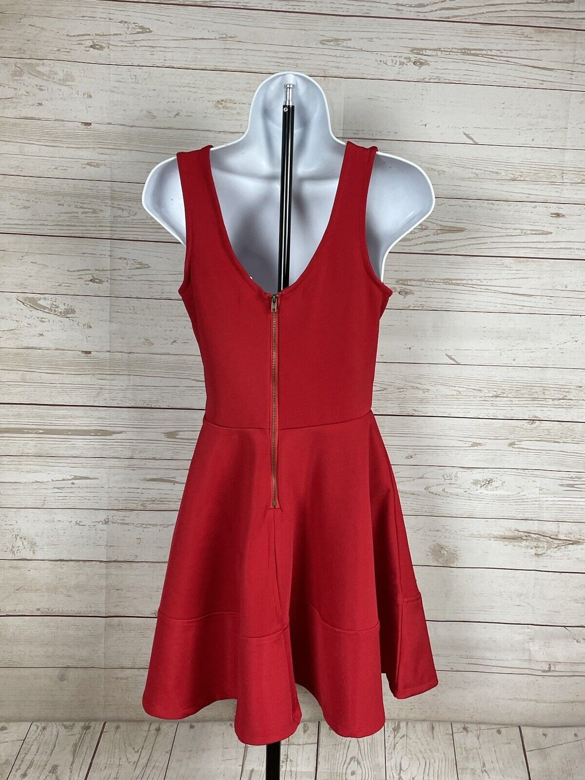 Jim Beam High Ball Cocktail Waitress Dress Womens Large Red Bartender New ST181