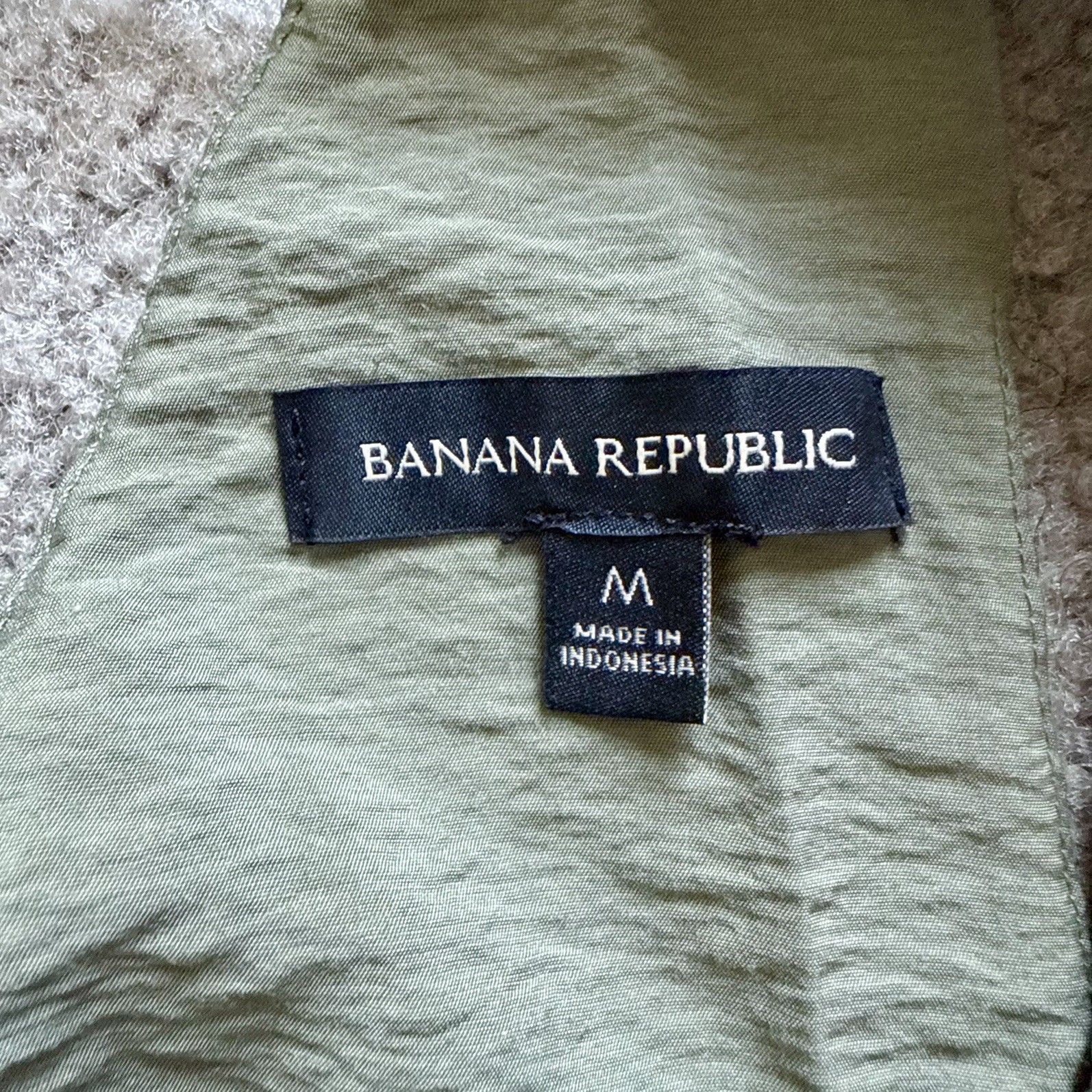 Banana Republic Sleeveless Dress Size Medium Olive Green Pockets