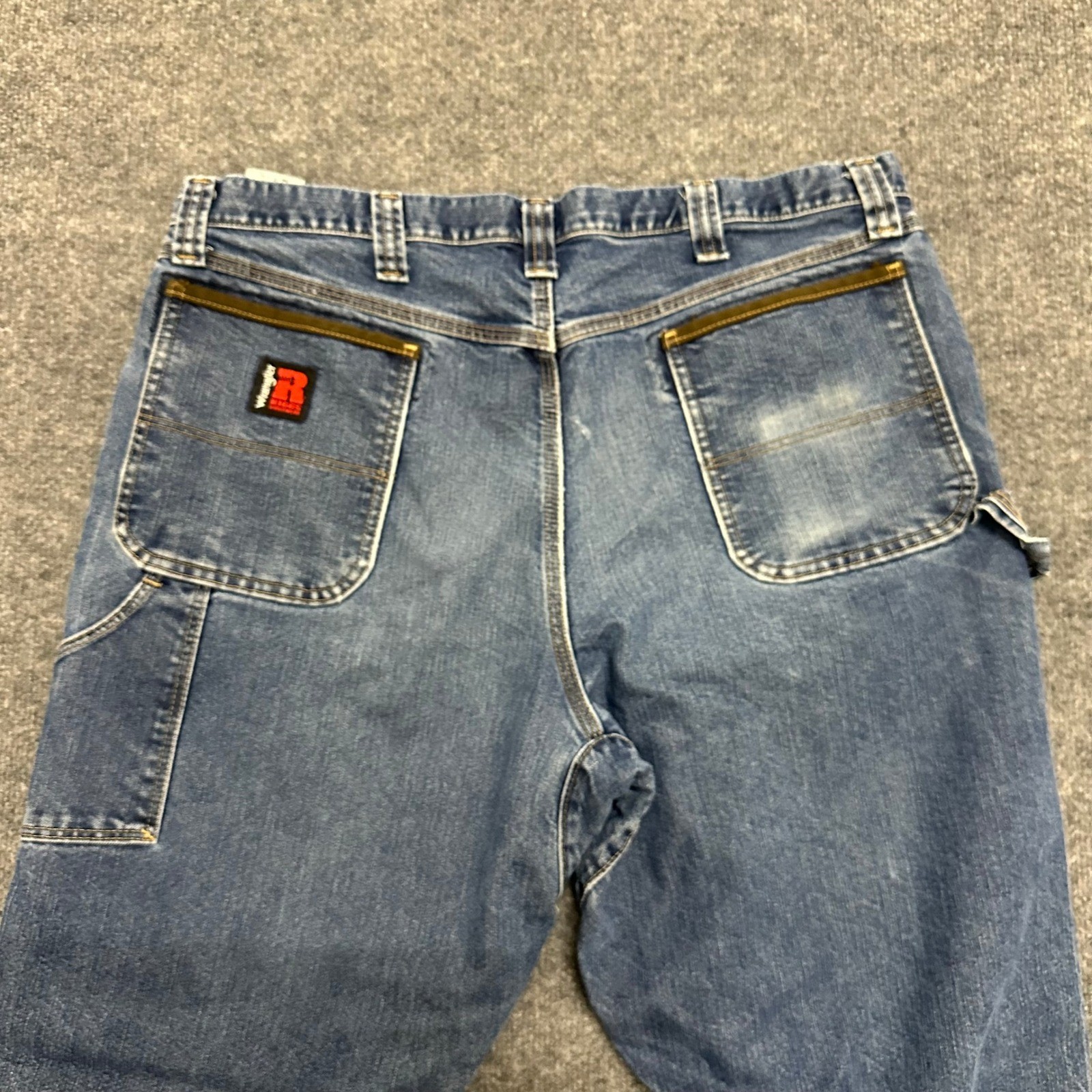 Wrangler Carpenter Jeans Mens Size 40×32 Blue Riggs Cool Vantage Workwear