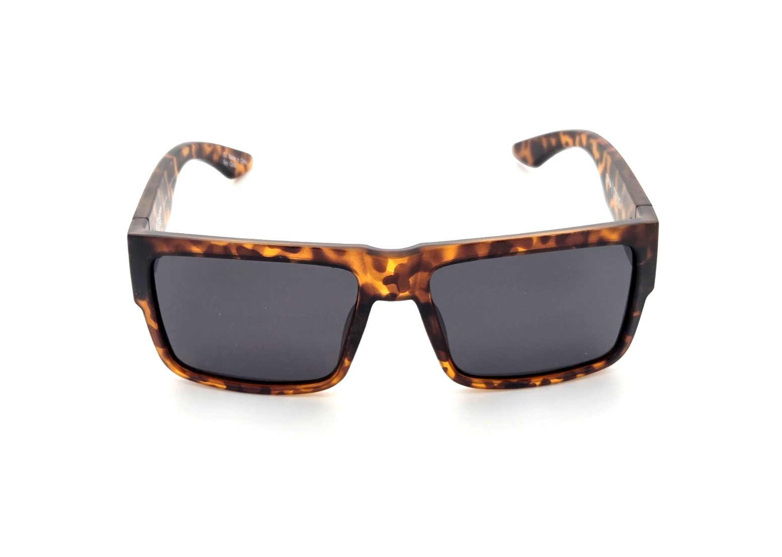 Men’s Cyrus Polarized Sunglasses Tortoise Frame Smoke Polarized Lens 140mm