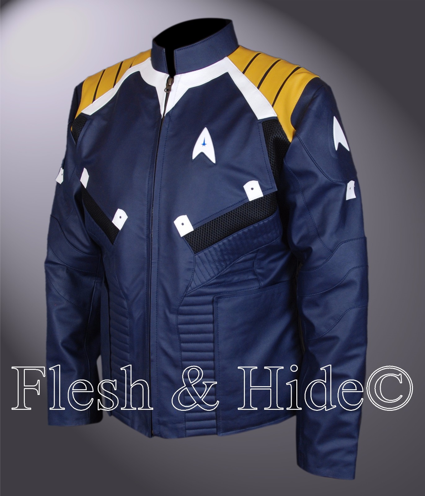 Dark Blue Chris Pine Star Trek Beyond Captain Kirk Jacket