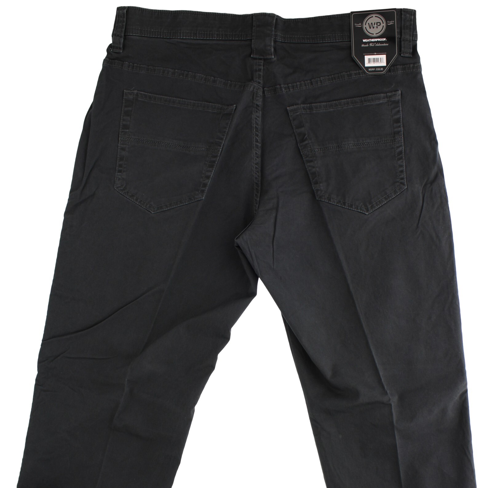 Weatherproof Men’s Pants W7F047J Durable Comfort Cotton-Blend Everyday Pants