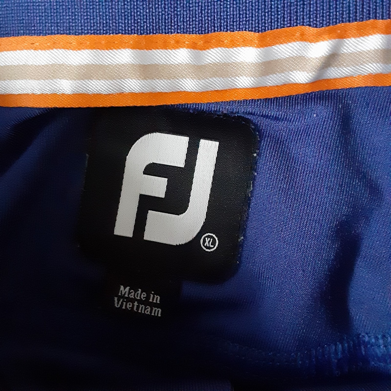 Foot Joy FJ Golf Polo Performance Shirt Men’s XL Blue Short Sleeve
