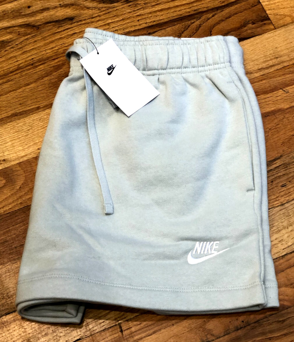 *NEW* Women NIKE Sports Club Fleece Logo Mid Rise Short Black (DQ5802 034)👍