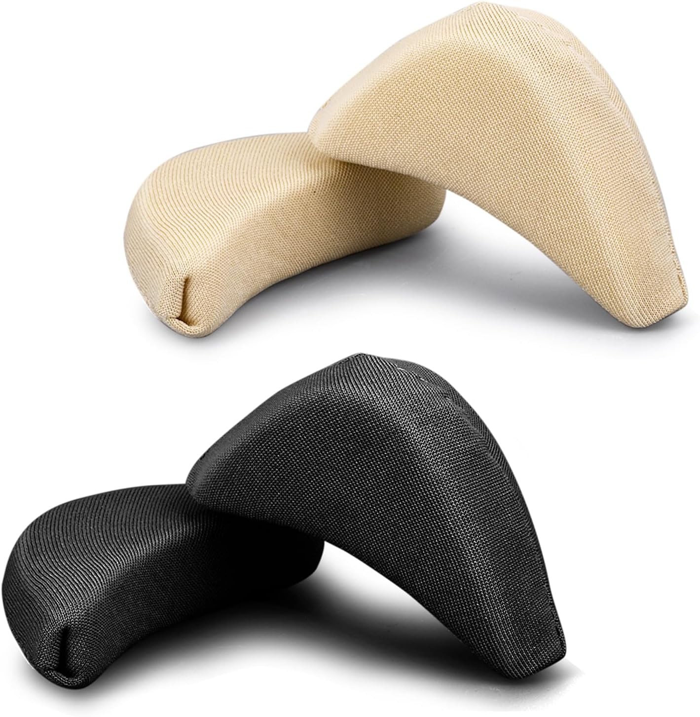 2 Pairs Soft Sponge Adjustable Shoe Filler， Big Toe Plug Foot Brace Shoe Pads