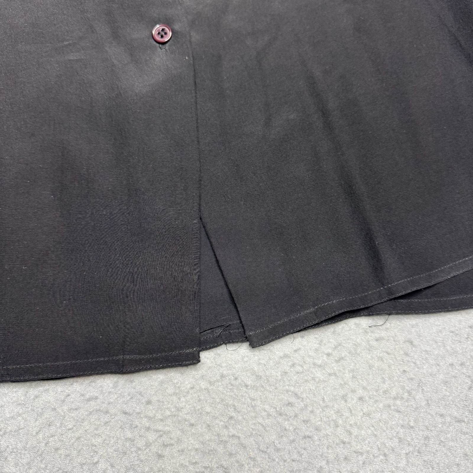 Vintage 100% Silk Pleated 80’s Style Blouse Button Down Back Old Money – Sz 8
