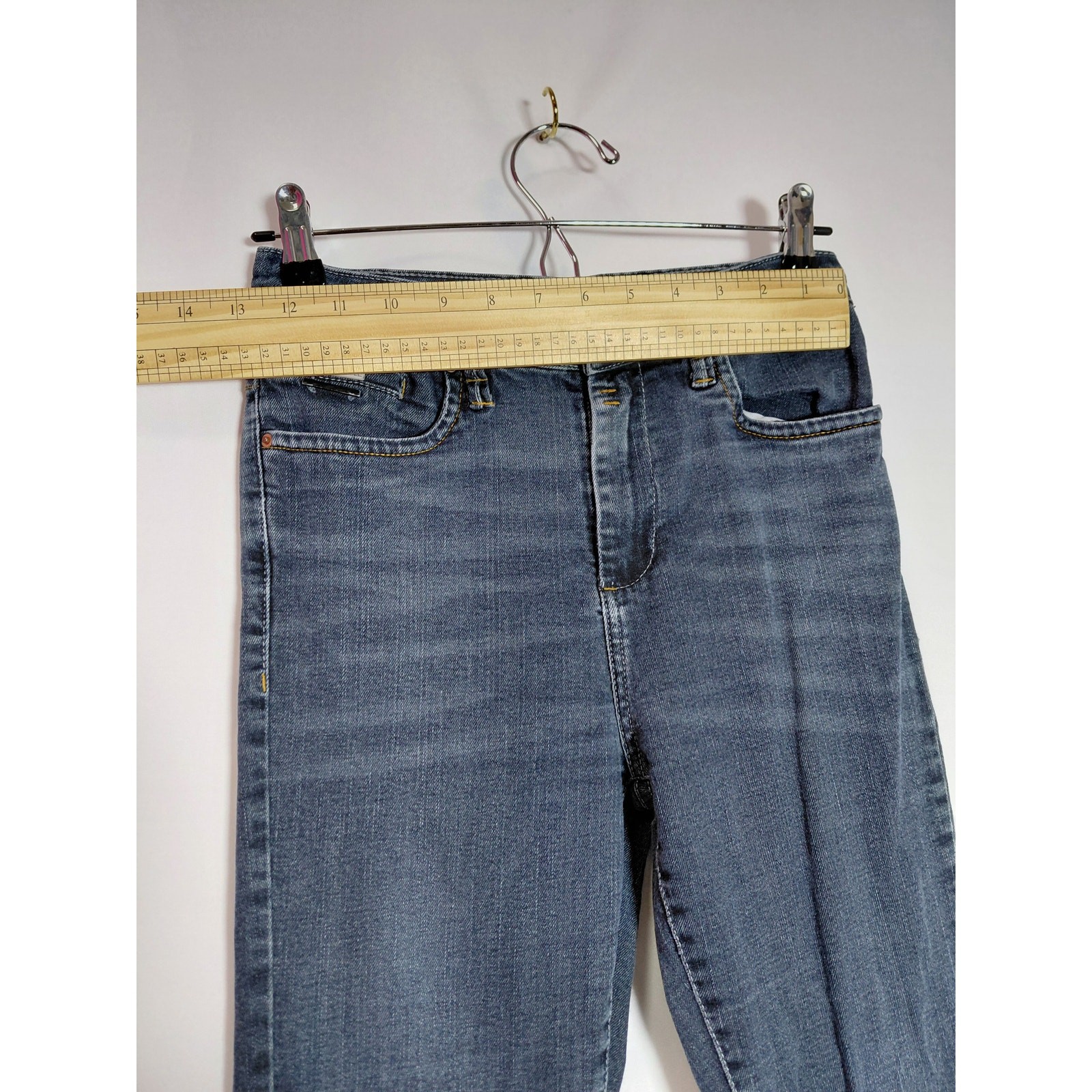 Animale Flare Jeans Dark Wash Mid (10-12 in) Regular Denim Women Size 36