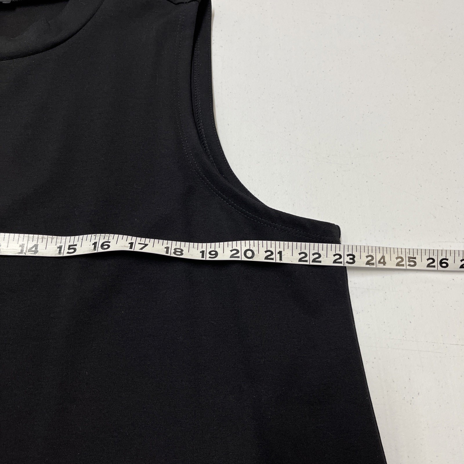 Eileen Fisher Dress Black Flex Tencel Ponte Size XL Capsule Minimalist Neutral