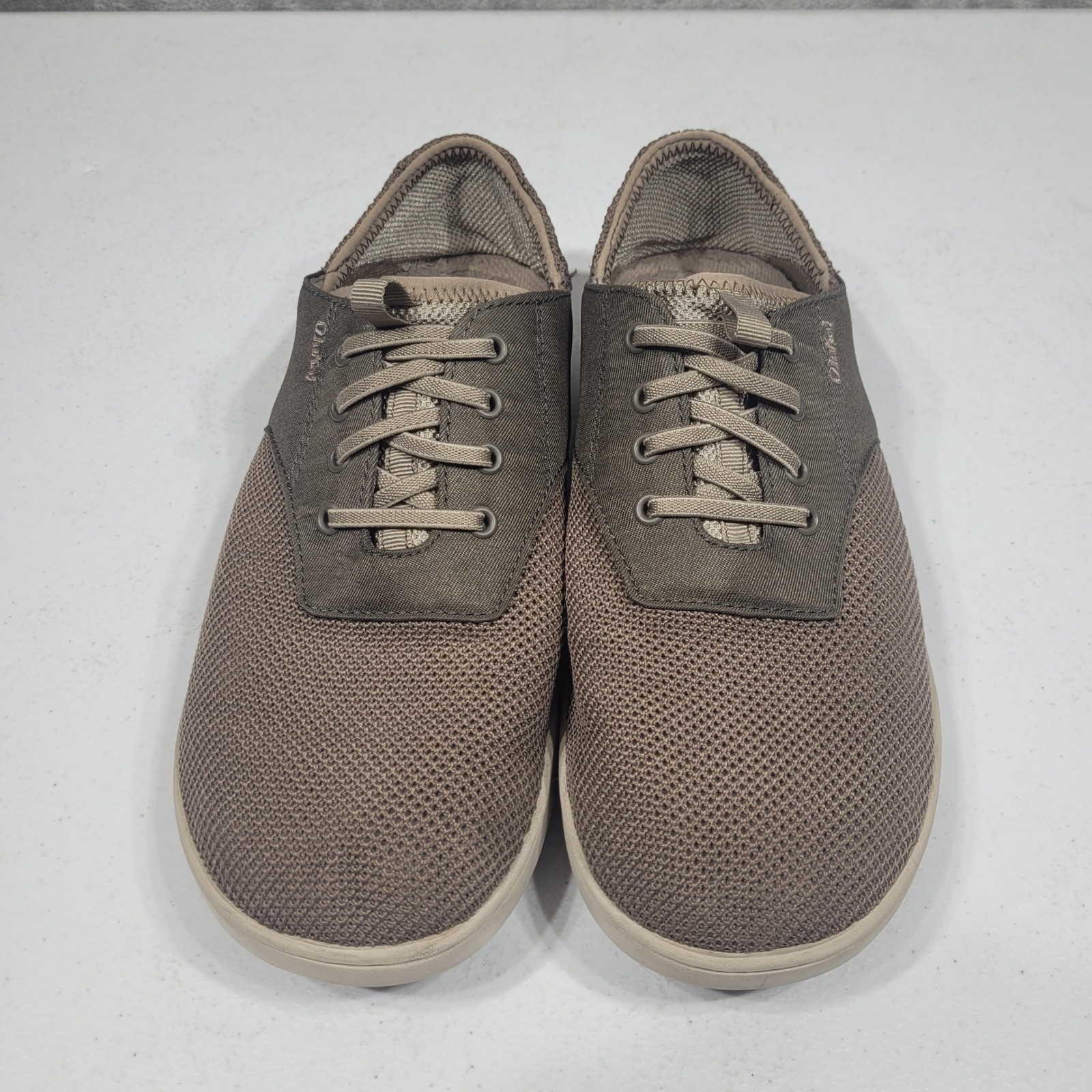 OluKai Shoes Mens 9 Brown Nohea Moku Mesh Casual Boat Slip On