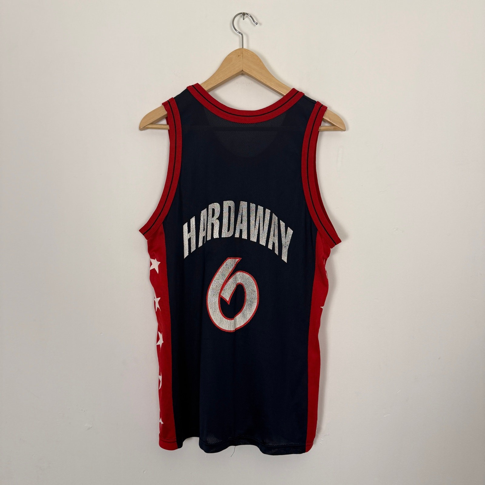 Vintage 90s Penny Hardaway Dream Team USA Champion Olympic NBA Basketball Jersey