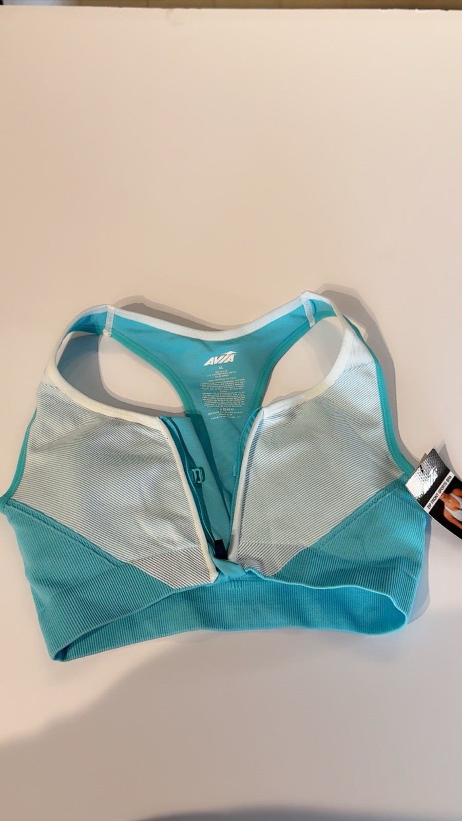 Avia Zip Front Sports Bra