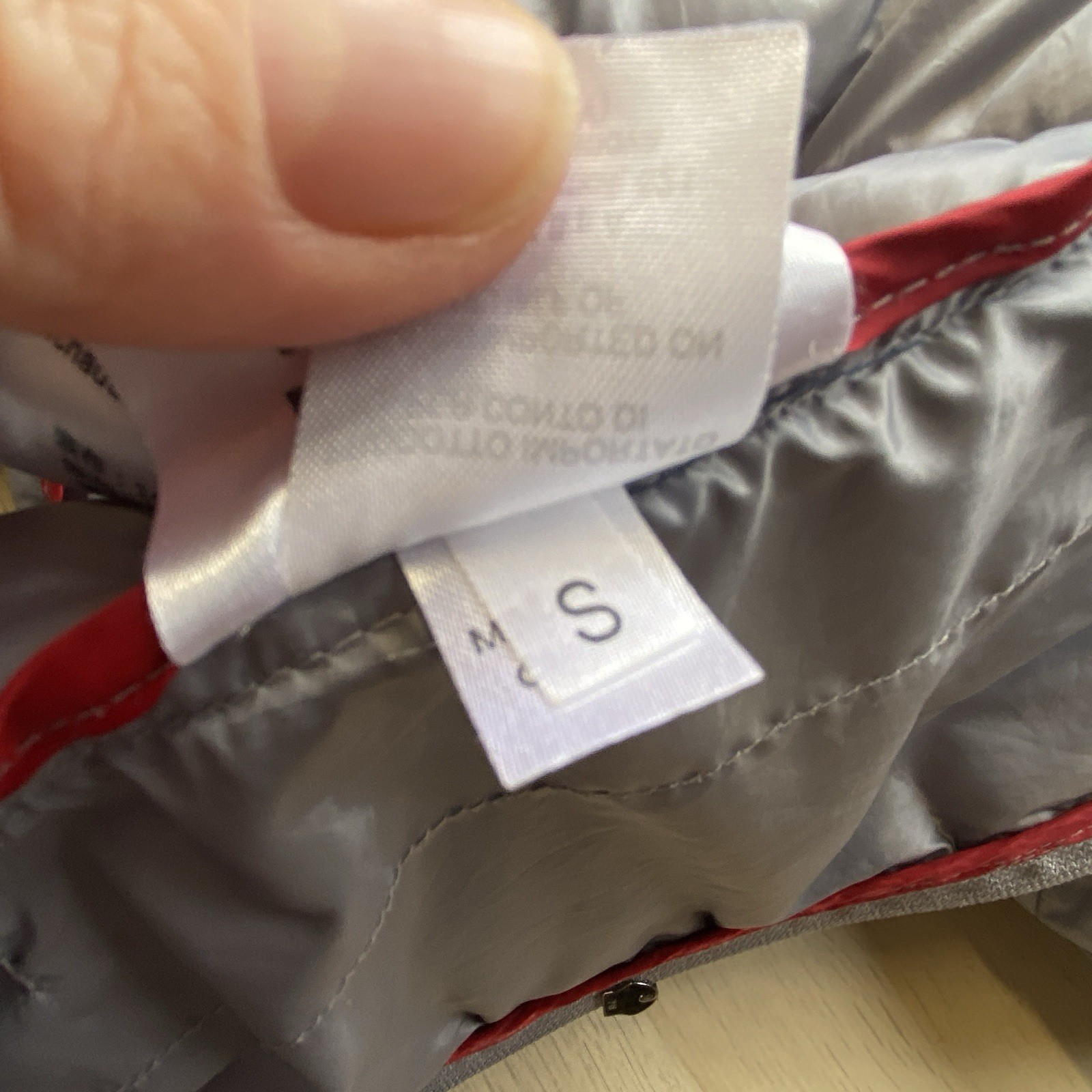 Slam Puffer Jacket Mens Small Silver Packable Coat Insulated Pockets Cosy