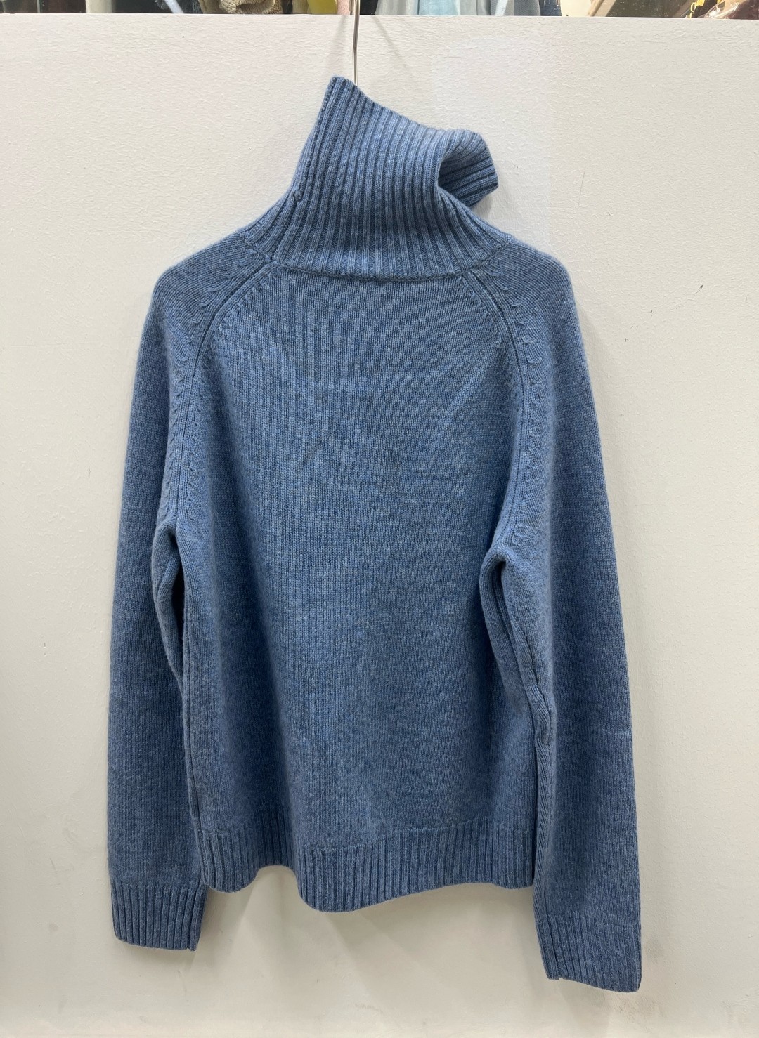 2025 NEW Women Zadig & Voltaire ROCK High Neck Cashmere Wool Knitted Sweater SML