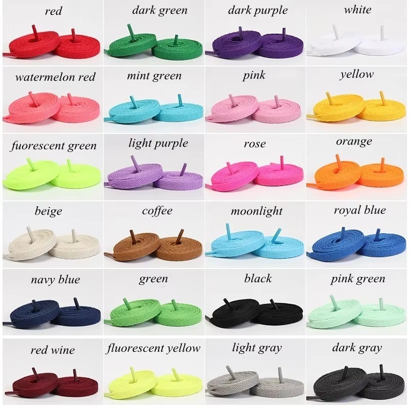 1 Pair Flat Shoelaces Classic AF1 Shoe Laces Sports Casual Unisex Strings