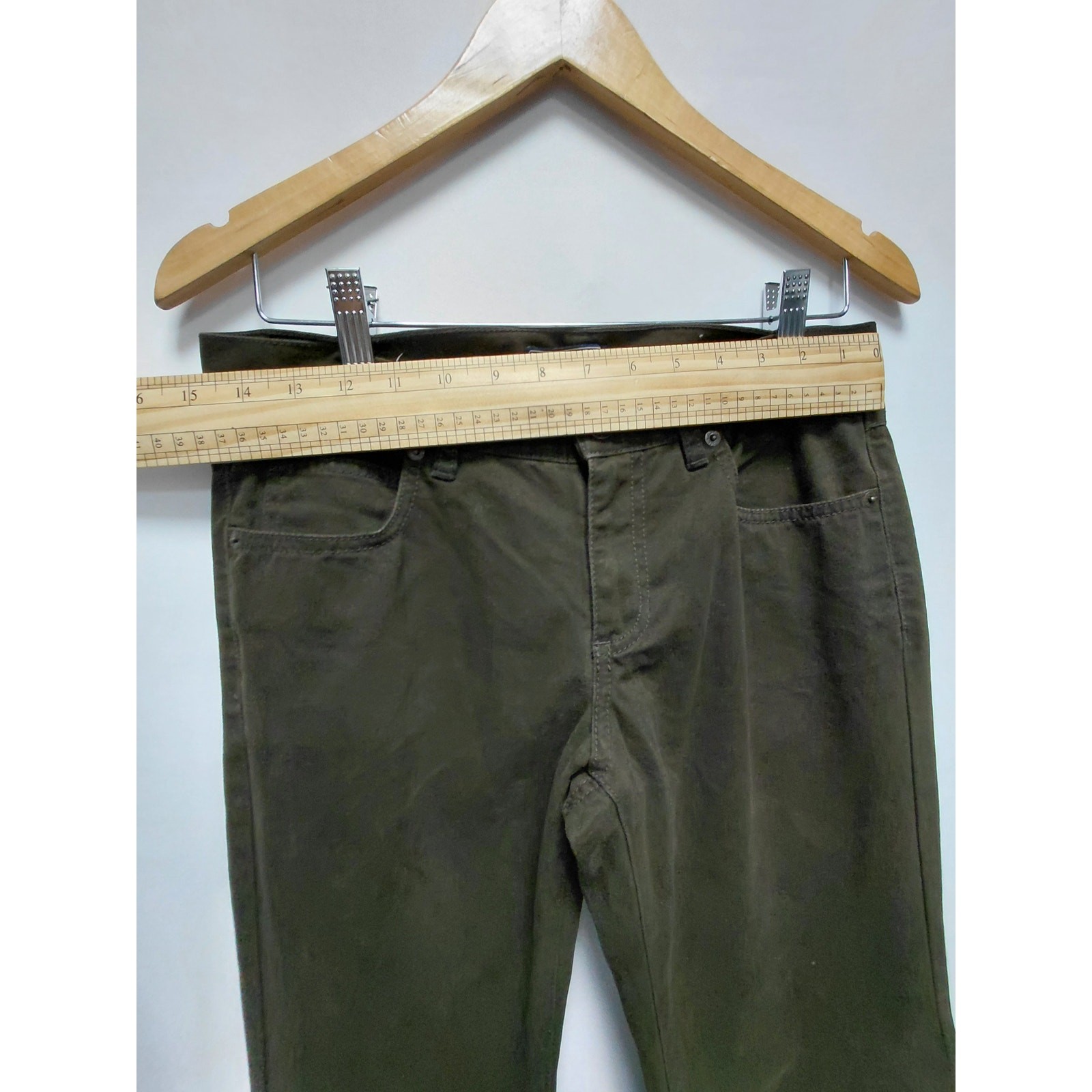 Polo Jeans Company Ralph Lauren Olive Green Pants Mid (10-12 in) Denim Size 6×32