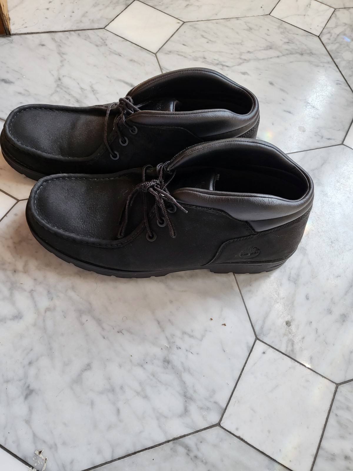 Timberland Men’s Newtonbrook Moc Toe Chukka Boot Black Nubuck US Size 12