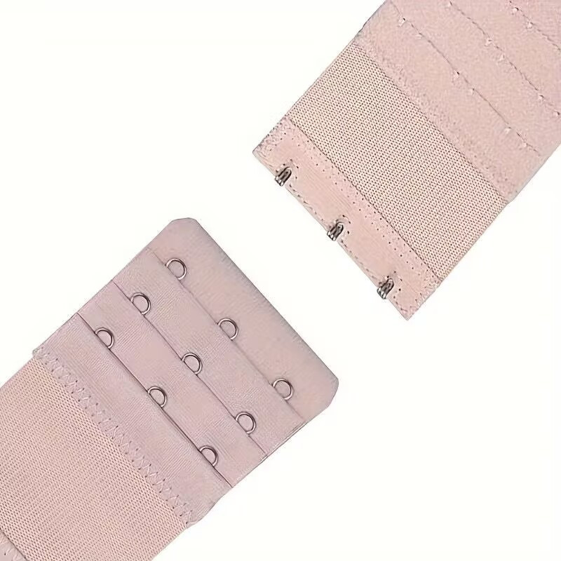 4 Pieces 3-Hook Bra Strap Extender; Comfortable and Adjustable Bra Strap Clip
