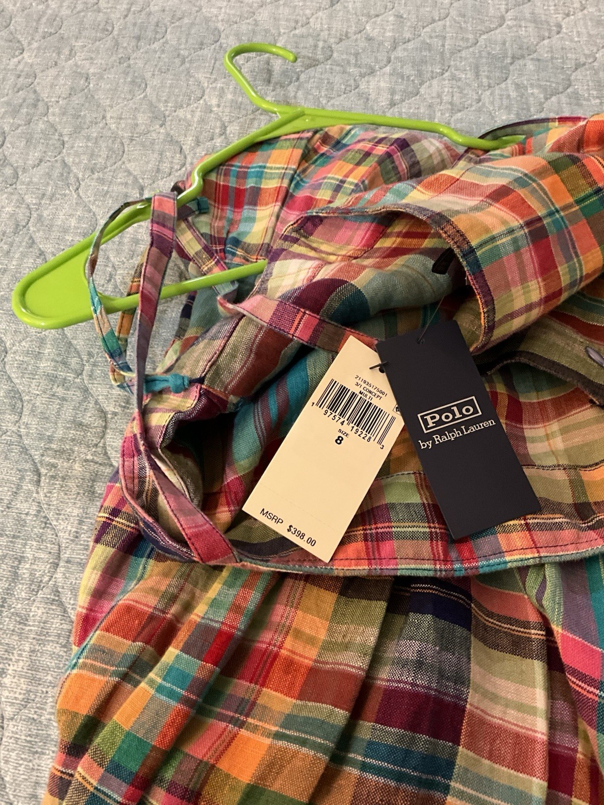 Polo Ralph Lauren Plaid Linen Sundress