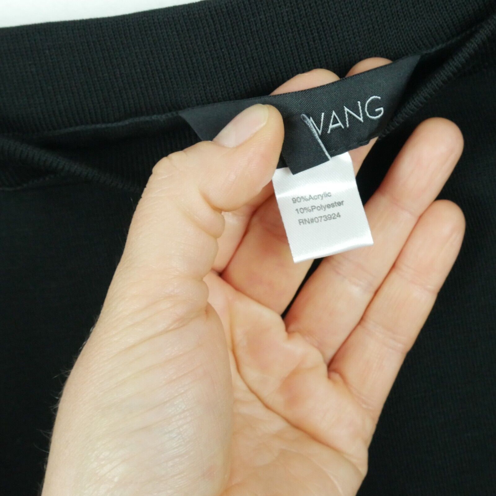 Ming Wang XL Skirt Black Knit Pleated Office Career Capsule Minimal Classic New