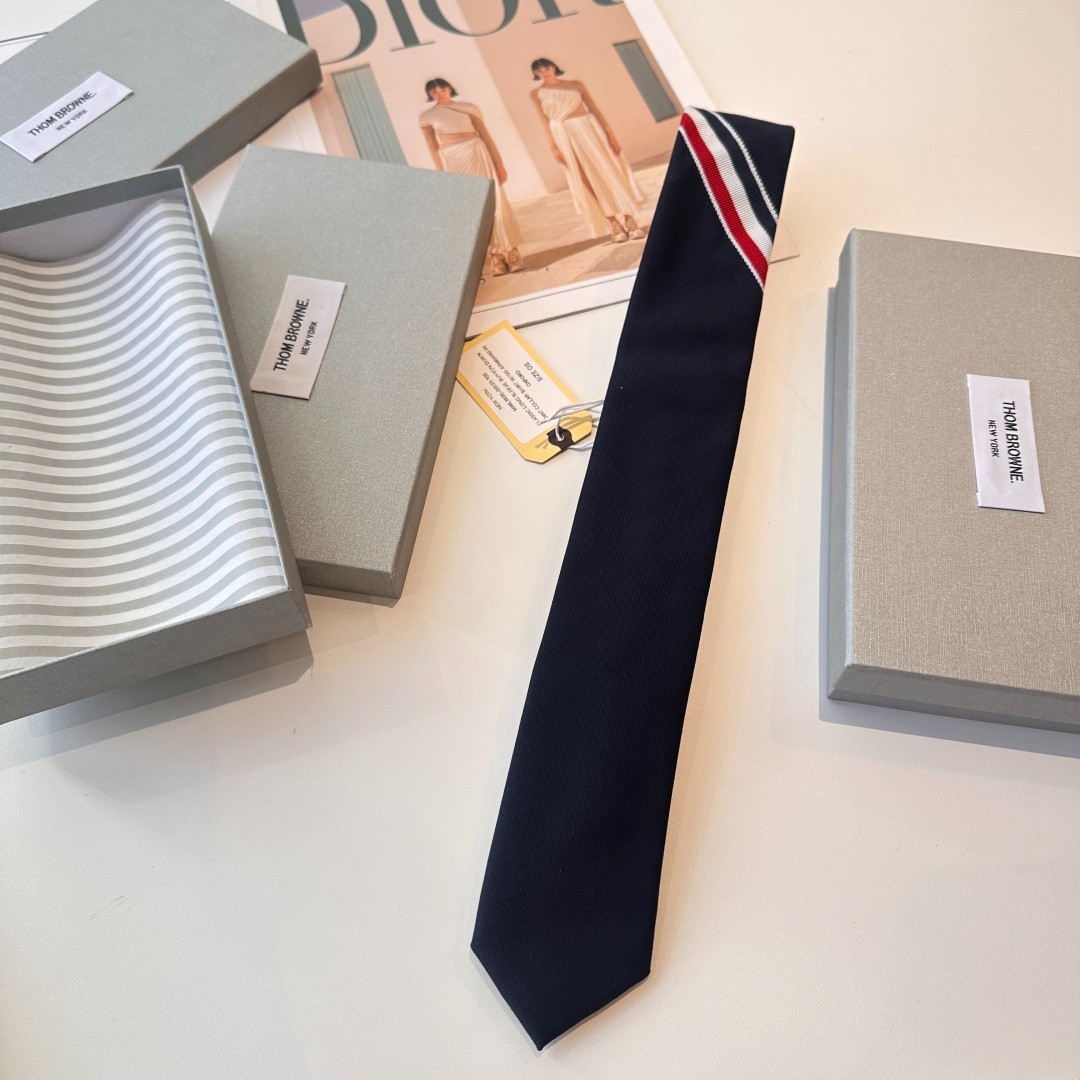 Thom Browne Men’s Wool Tie