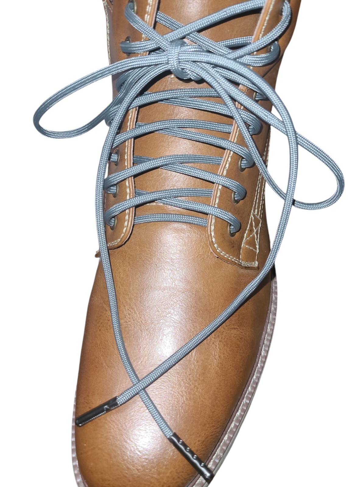 1 Pair Pack: 550 Paracord with Black Steel Tips; Strongest boot laces Available!