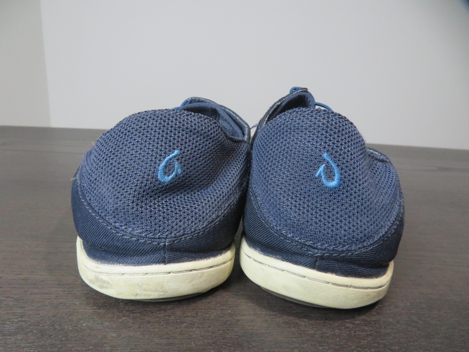 OluKai Nohea Moku Shoes Mens Size 9.5 Blue Mesh Boat Sneaker Casual 10283-TFTT