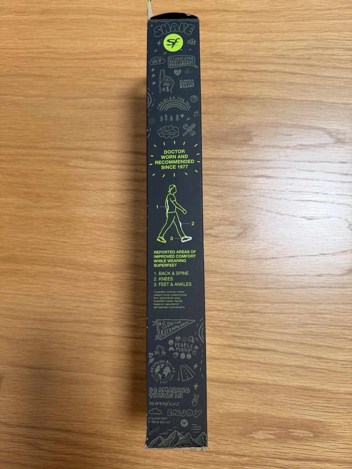 Superfeet Green Foot Bed Insole: Size E (M 9.5-11, W 10.5-12)