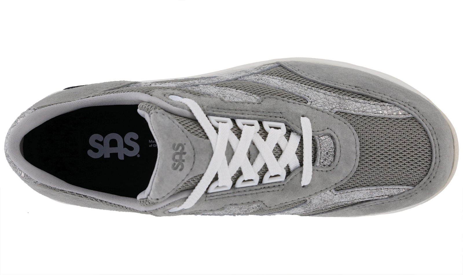 SAS Women’s Shoes Tour Mesh Plata Mix Many Sizes & Widths Brand New In Box